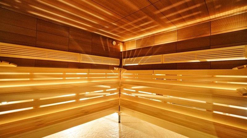Vila Vita Rosenpark Marburg Bagian luar foto A modern Finnish sauna